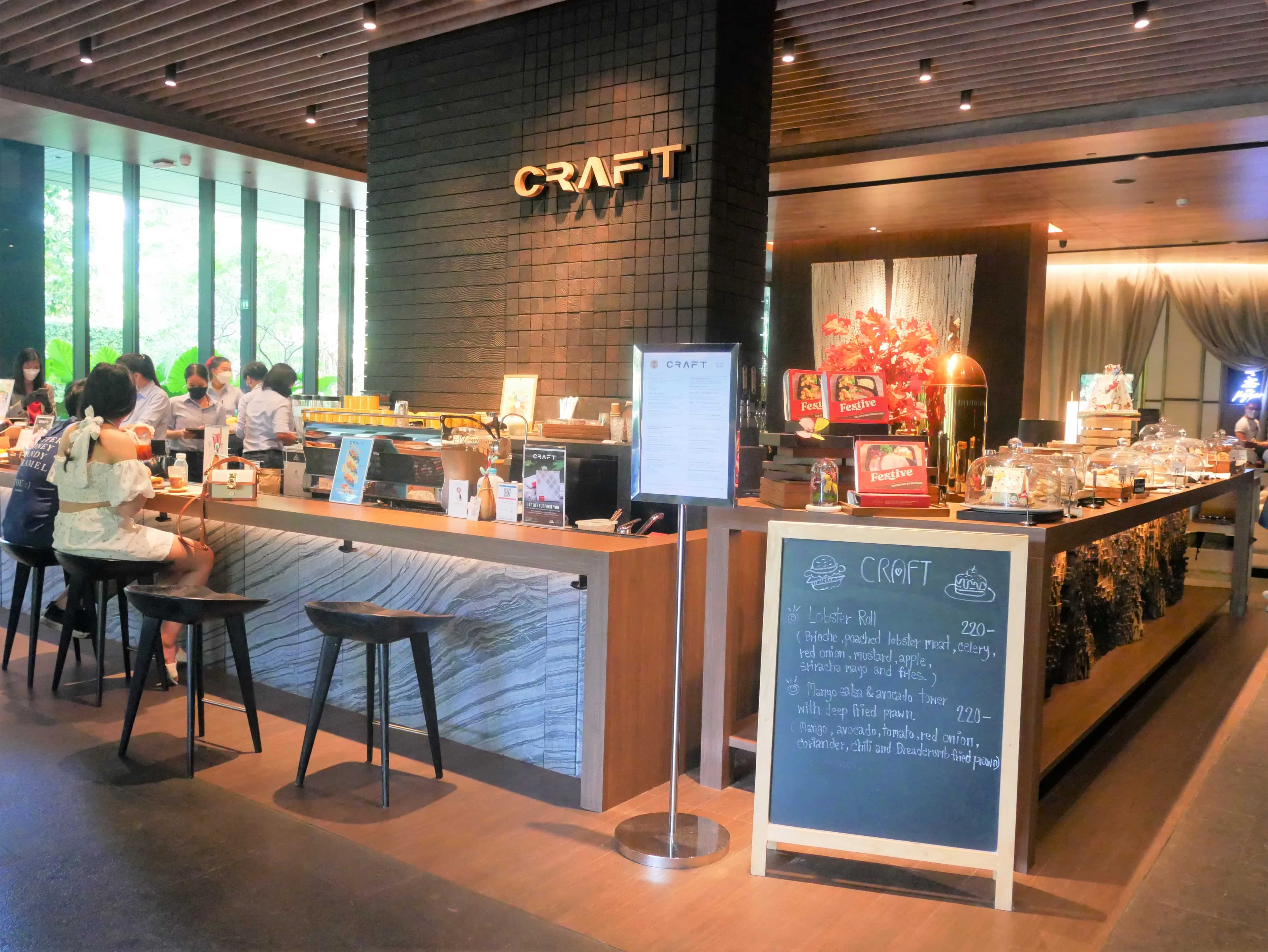 【CRAFT】「キンプトンマーライバンコク」内の緑豊かな自然に癒されるおしゃれなカフェ